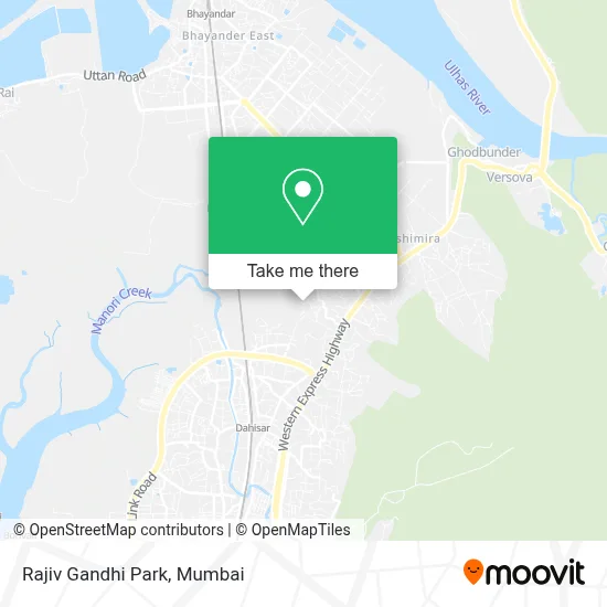 Rajiv Gandhi Udyan map