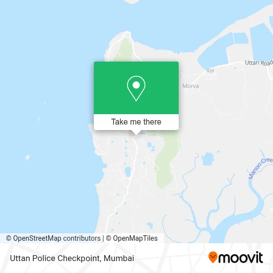 Uttan Police Chowk map