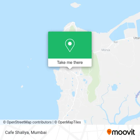 Cafe Shaliya map