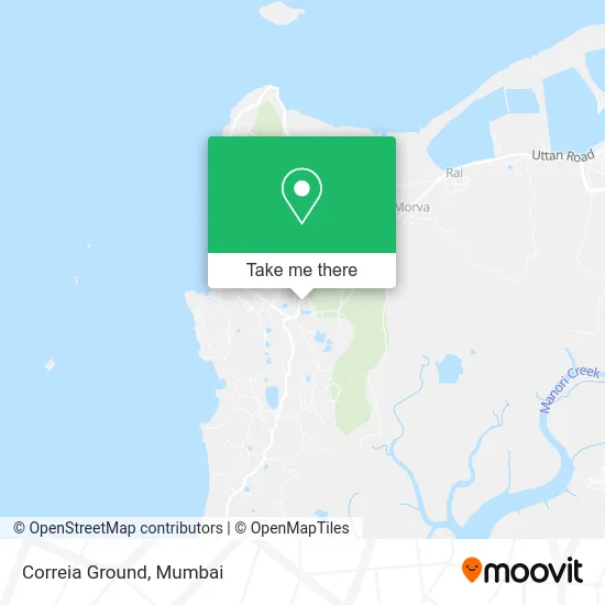 Correia Ground map