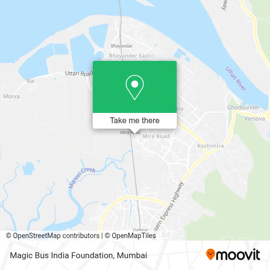 Magic Bus India Foundation map