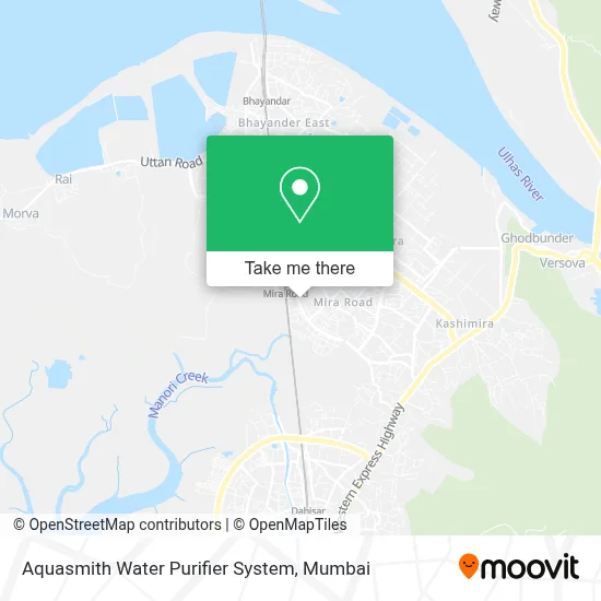 Aquasmith Water Purifier System map