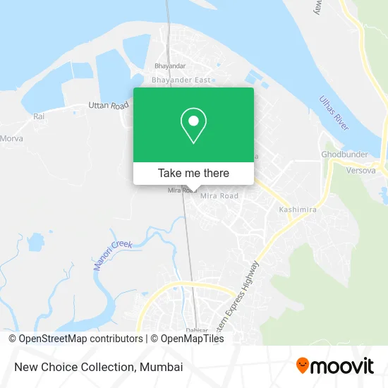 New Choice Collection map