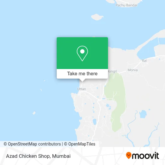Azad Chicken Shop map