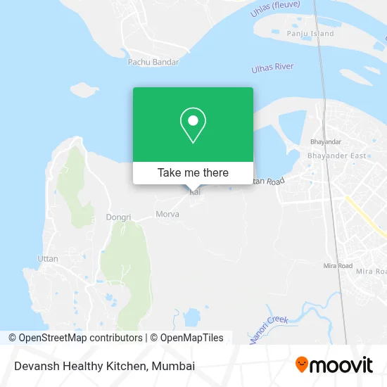 Devansh Healthy Kitchen map
