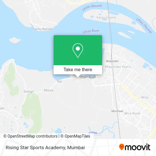Risinng Star Sports Academyy map