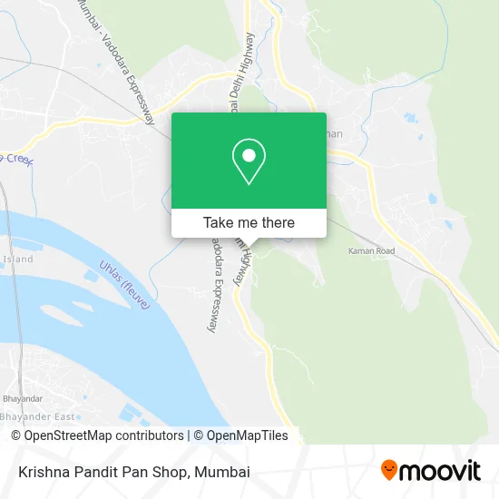 Krishna Pandit Pan Shop map
