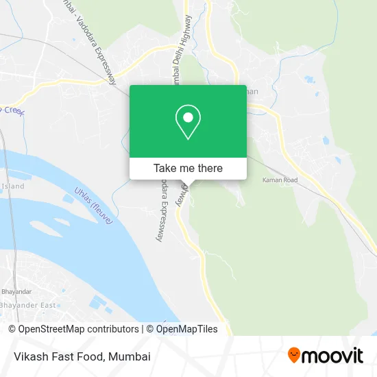 Vikash Fast Food map