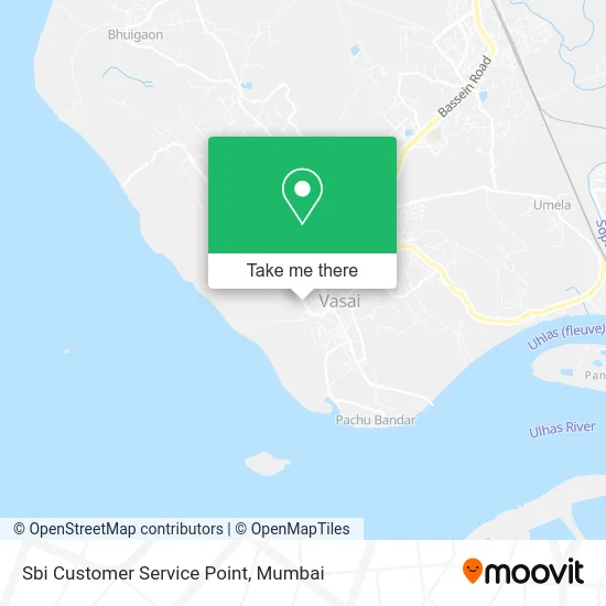 Sbi Customer Service Point map