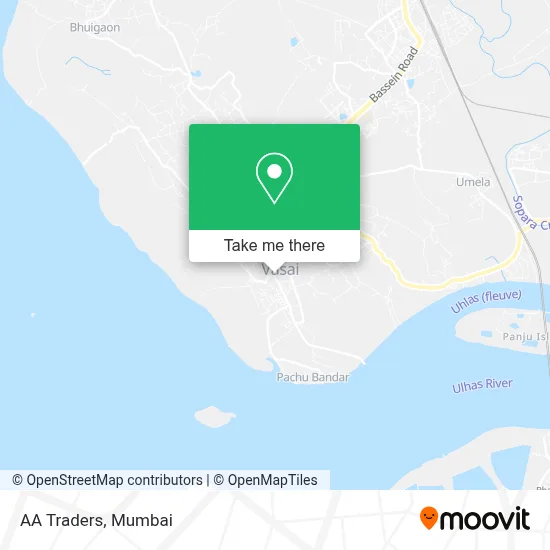 AA Traders map