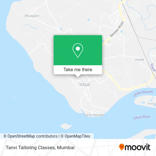 Tanvi Tailoring Classes map