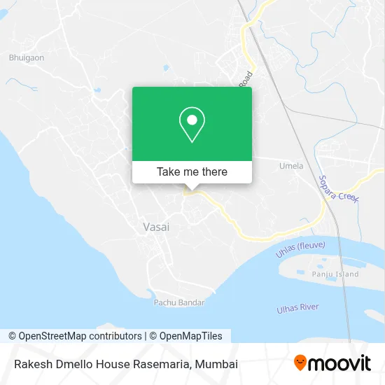 Rakesh Dmello House Rasemaria map