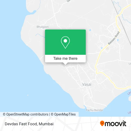 Devdas Fast Food map