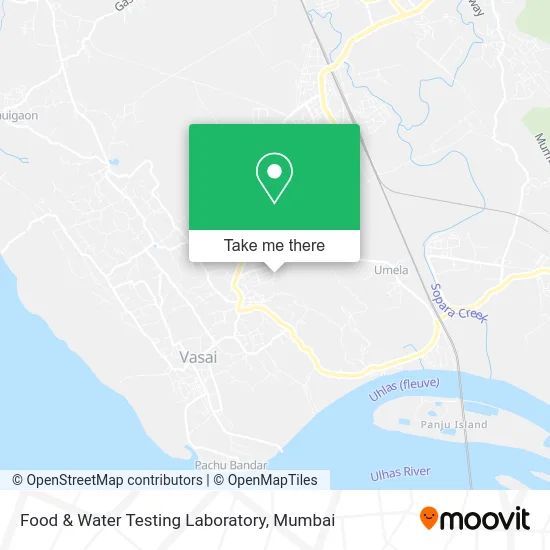 Food & Water Testing Laboratory map