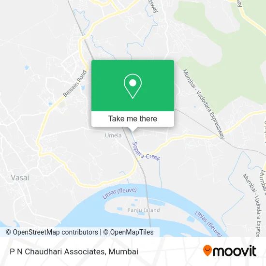 P N Chaudhari Associates map