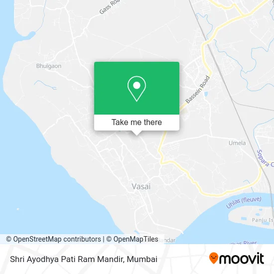 Shri Ayodhya Pati Ram Mandir map