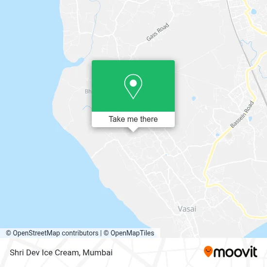 Shri Dev Ice Cream map