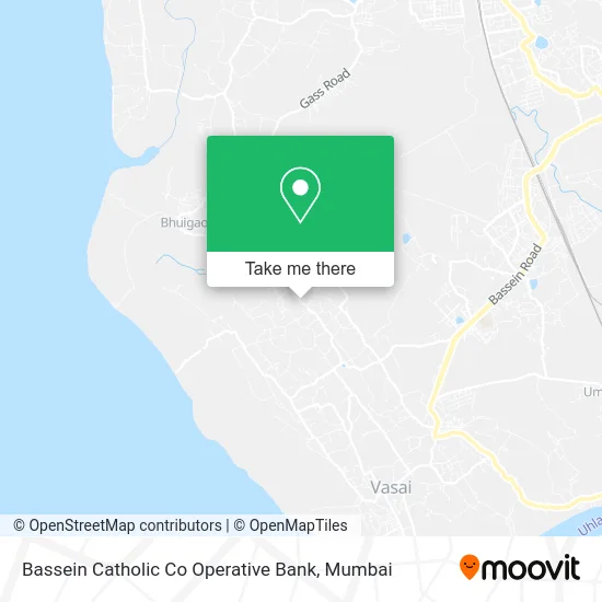 Bassein Catholic Co Operative Bank map