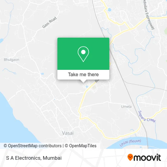 S A Electronics map