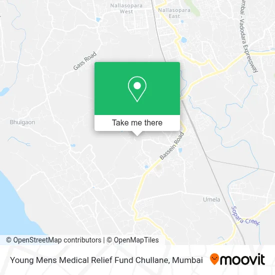 Young Mens Medical Relief Fund Chullane map