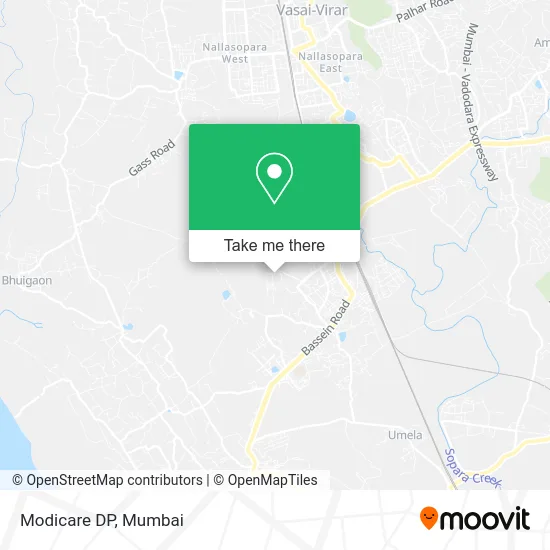 Modicare DP map