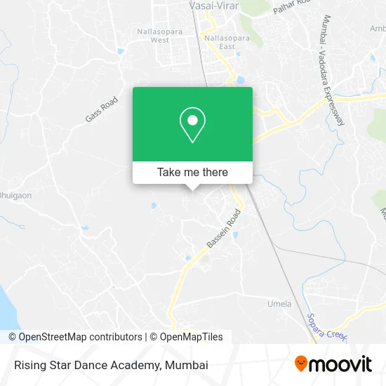 Rising Star Dance Academy map
