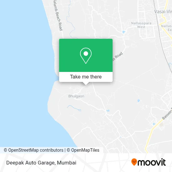 Deepak Auto Garage map