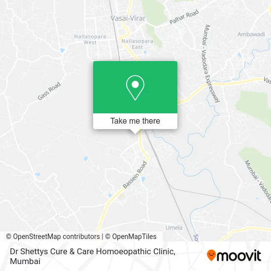 Dr Shettys Cure & Care Homoeopathic Clinic map