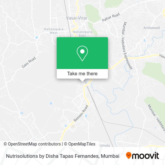 Nutrisolutions by Disha Tapas Fernandes map