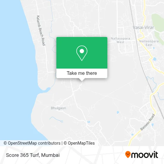 Score 365 Turf map