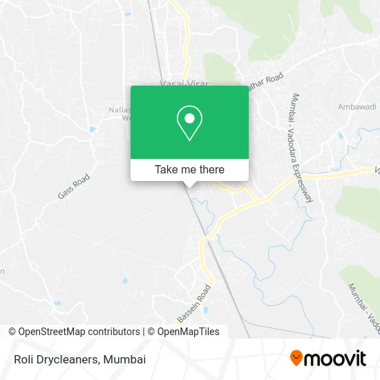Roli Drycleaners map
