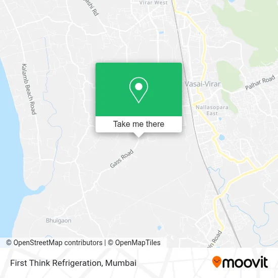 First Think Refrigeration map