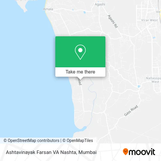 Ashtavinayak Farsan VA Nashta map