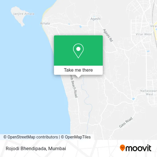 Rojodi Bhendipada map