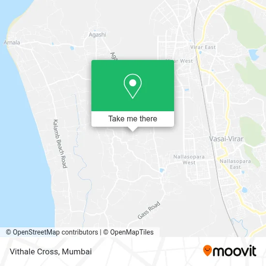 Vithale Cross map