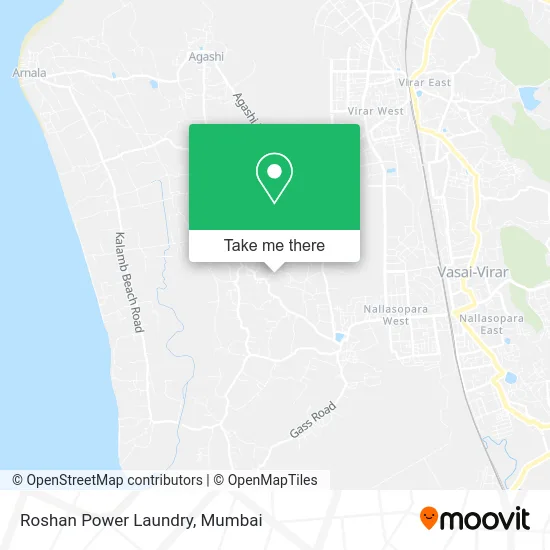 Roshan Power Laundry map