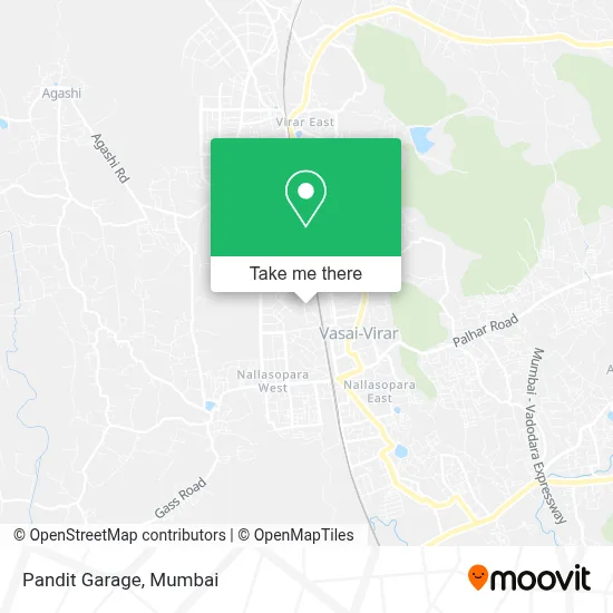 Pandit Garage map