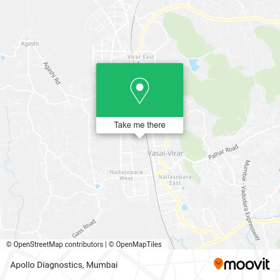 Apollo Diagnostics map