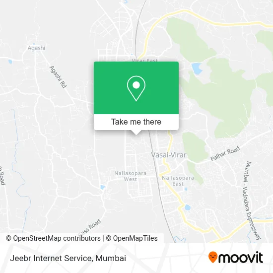 Jeebr Internet Service map