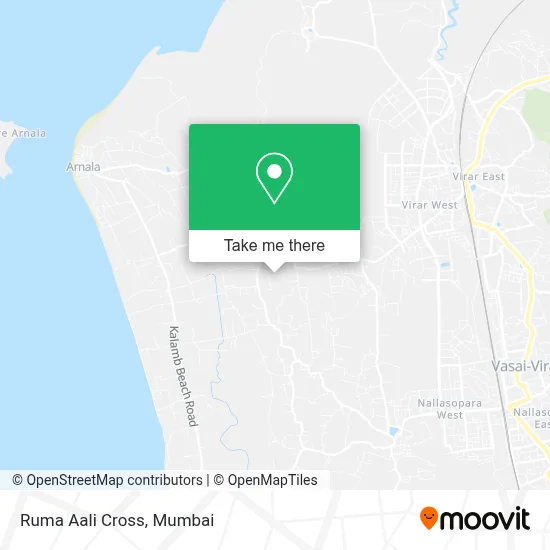 Ruma Aali Cross map