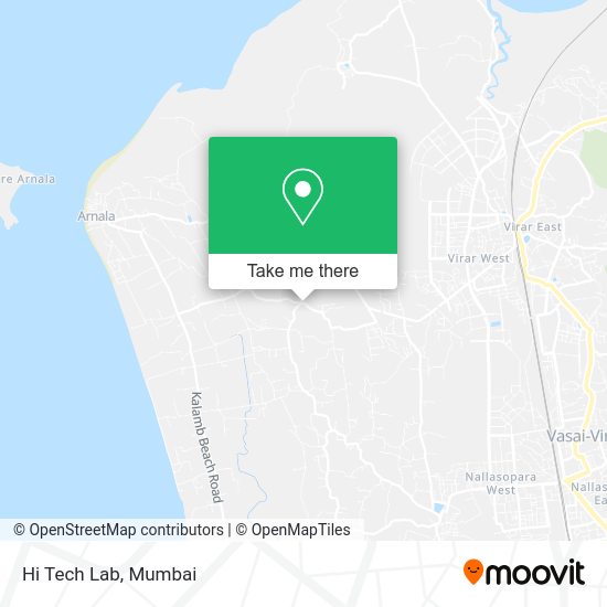 Hi Tech Lab map
