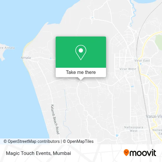 Magic Touch Events map