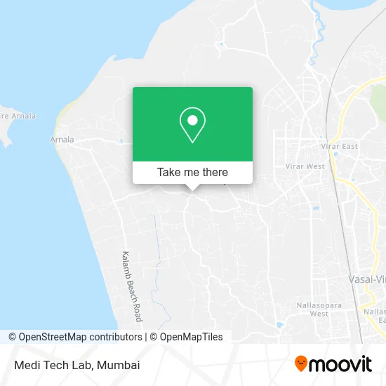 Medi Tech Lab map