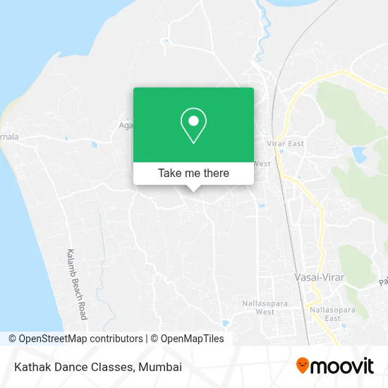 Kathak Dance Classes map