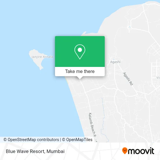 Blue Wave Resort map