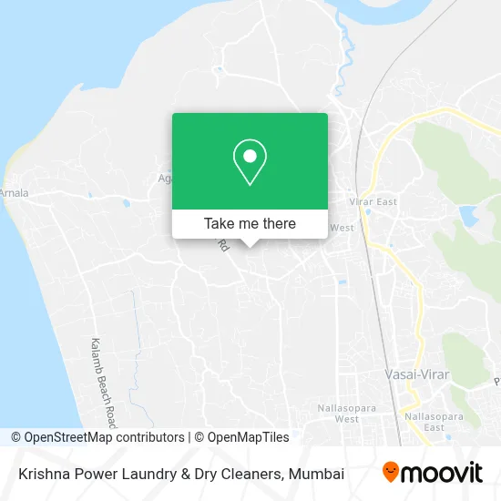 Krishna Power Laundry & Dry Cleaners map