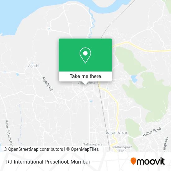 RJ International Preschool map