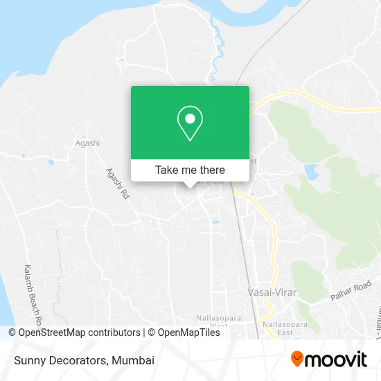 Sunny Decorators map