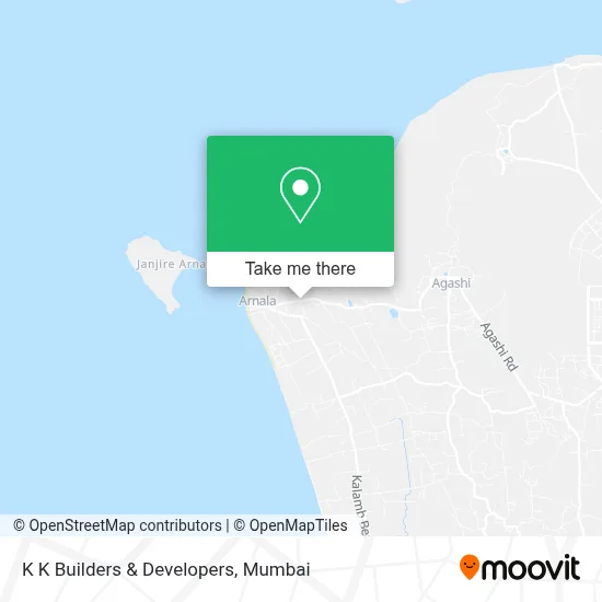 K K Builders & Developers map