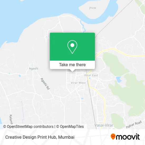 Creative Design Print Hub map